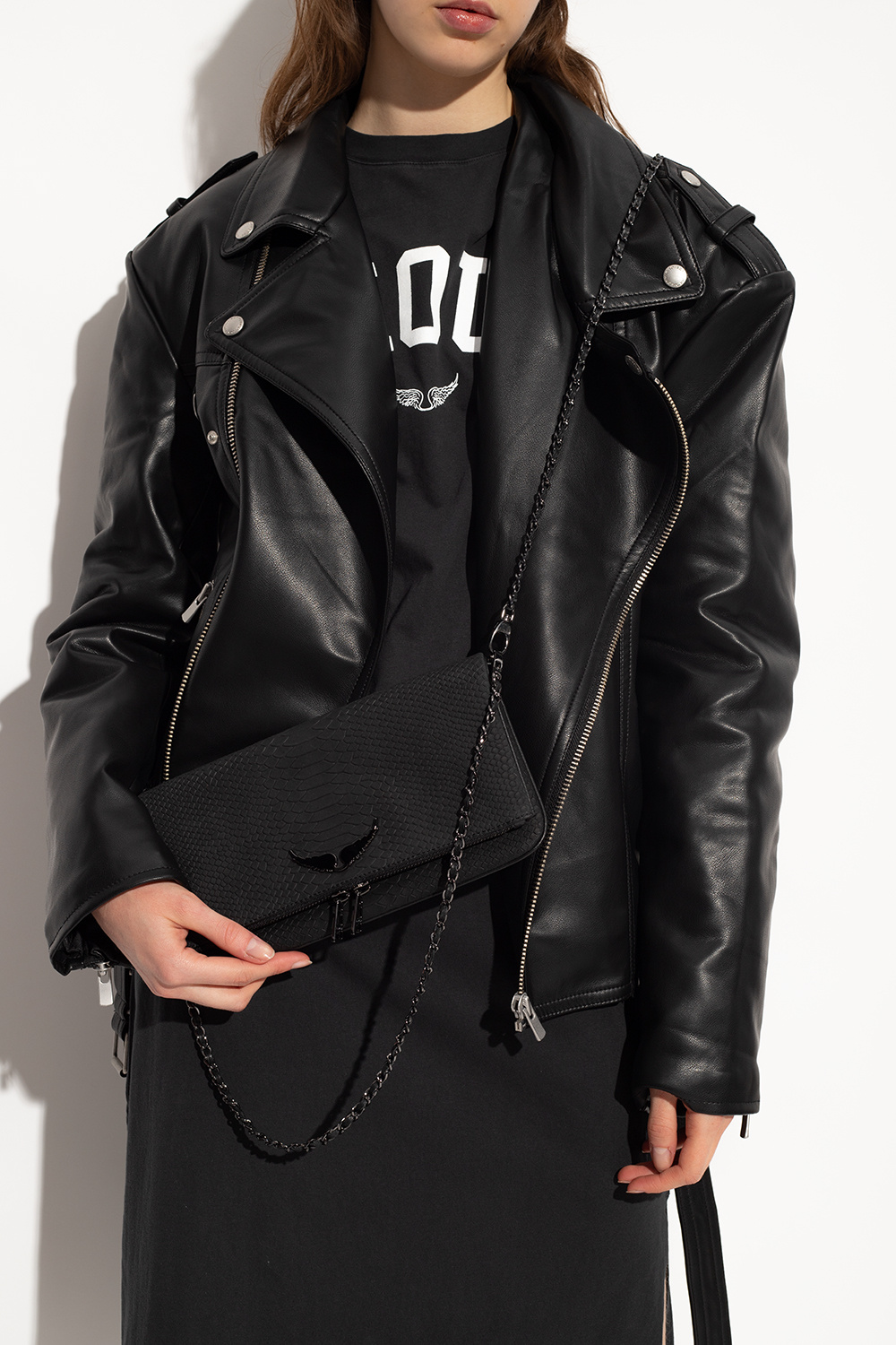 Zadig & Voltaire Shoulder bag with logo | Women's Bags | Vitkac